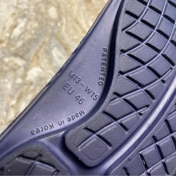 Oofos OOAHH SPORT SLIDE SANDAL,NAVY Unisex Recovery Slip On Mens 13 Womens 15 - Picture 10 of 11